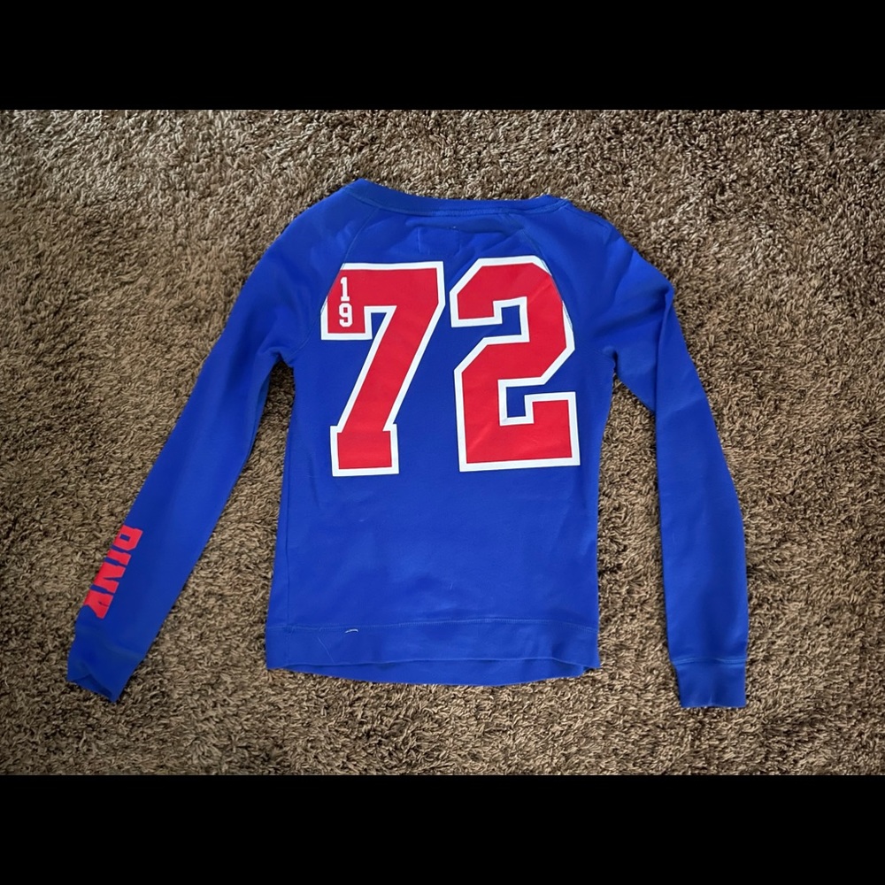 Victoria Secret Texas Ranger scoop neck sweat shirt. Super cute & eye catching